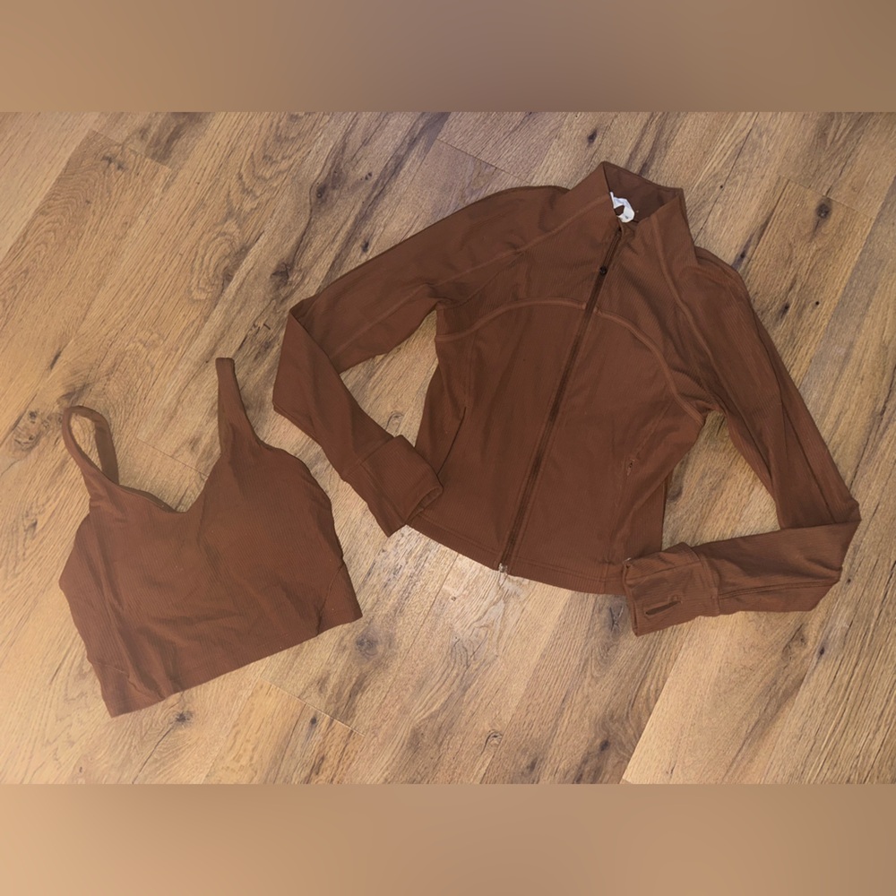 lululemon Brown Two-Piece Set